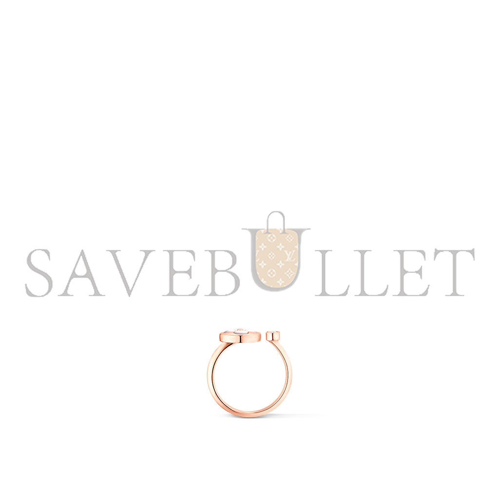 l**is v*t*n colour blossom mini sun ring, pink gold, white mother-of-pearl and Di*m*nd q9l68f